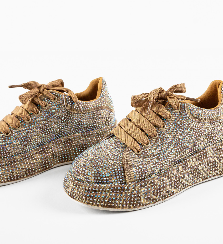 Pantofi Casual Dama Urssy Bej | Confort și Stil - imagine 7