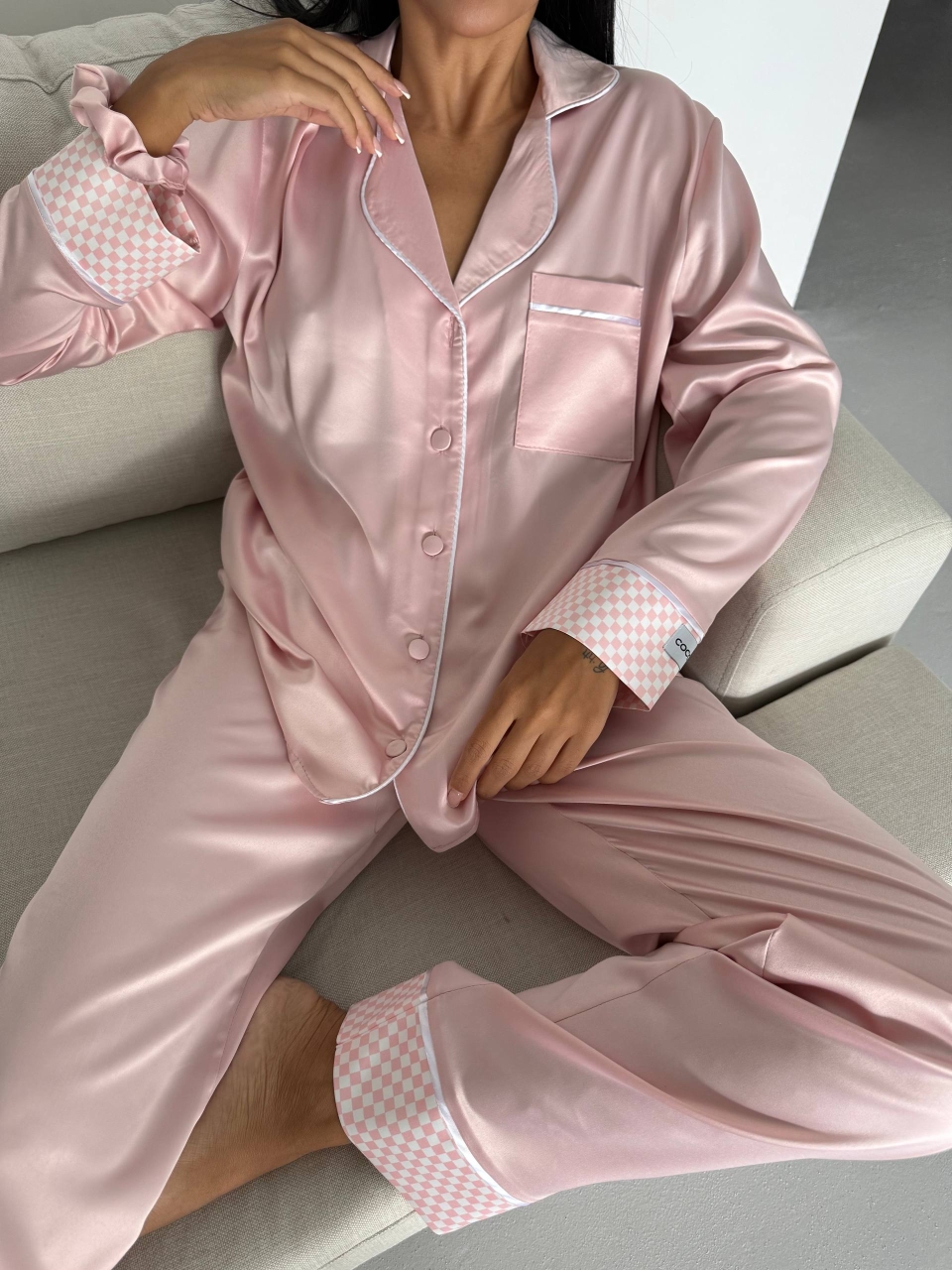 Set Pijama Dama 2 Piese Delis Roz - imagine 3