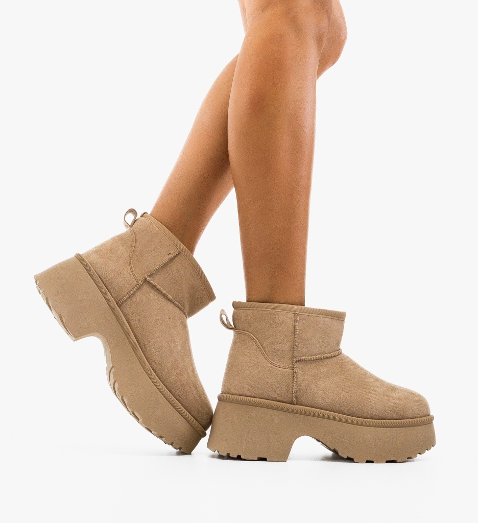 Ghete Dama Sospa Khaki - Confort & Stil - imagine 3