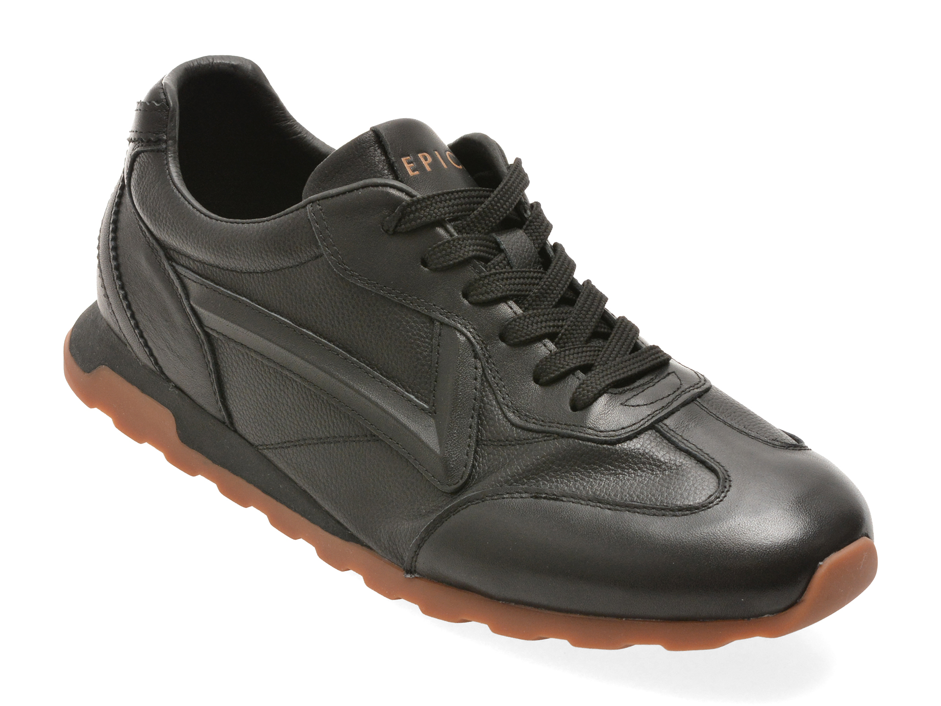 Pantofi Sport Epica Negri Piele Naturală