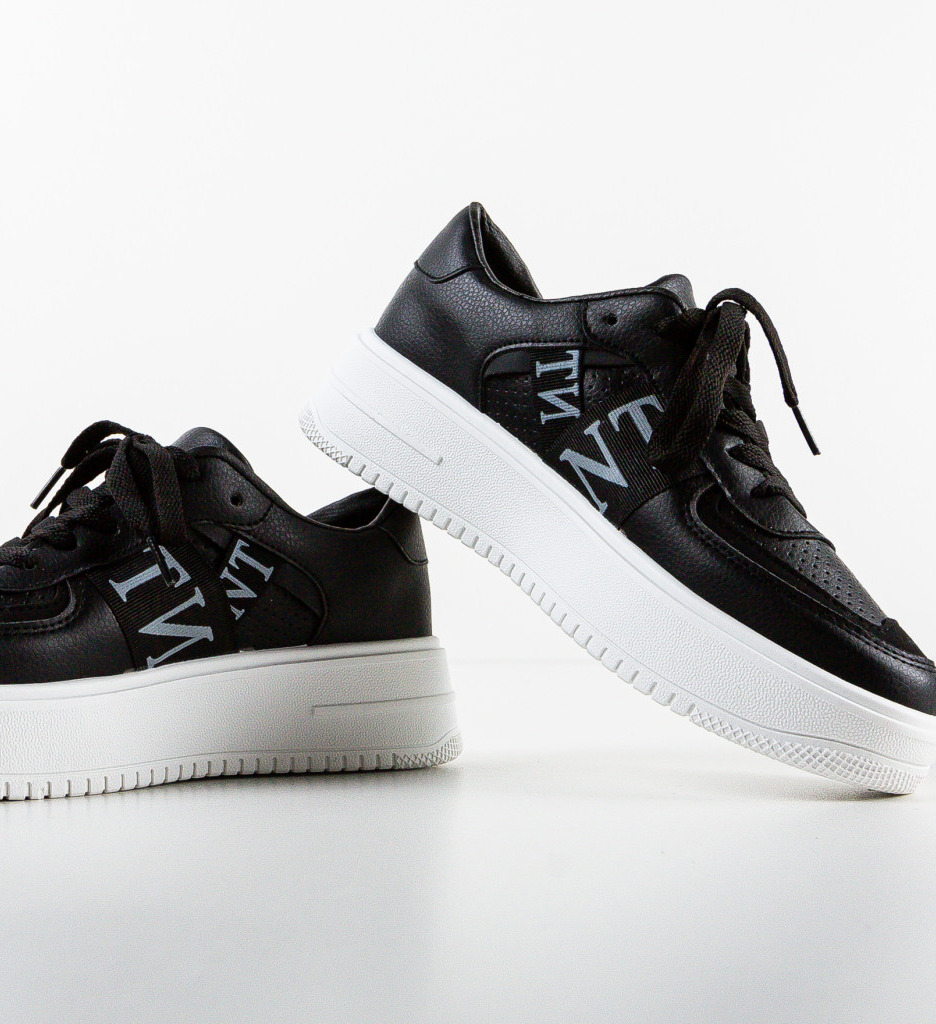 Sneakers Dama Vuton Negre - Confort Stilat - imagine 6