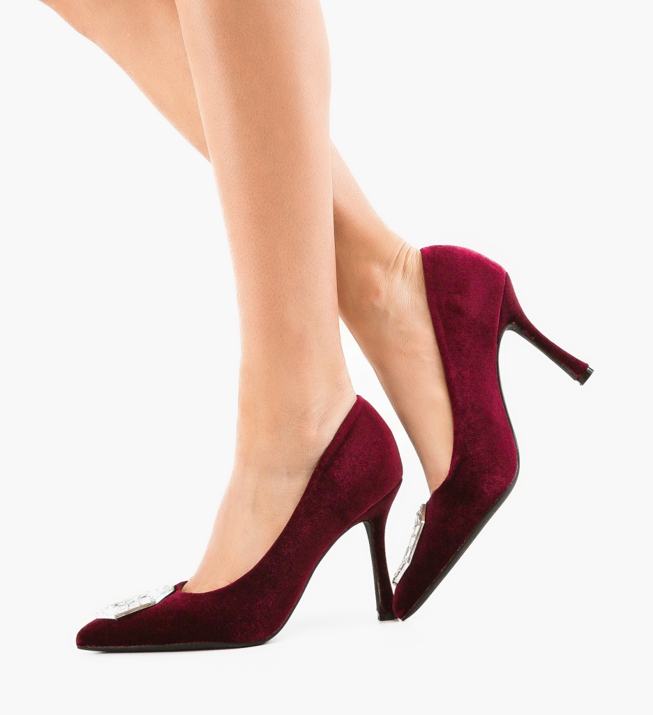 Pantofi cu toc Kreb Grena - Eleganță Asigurată - imagine 2