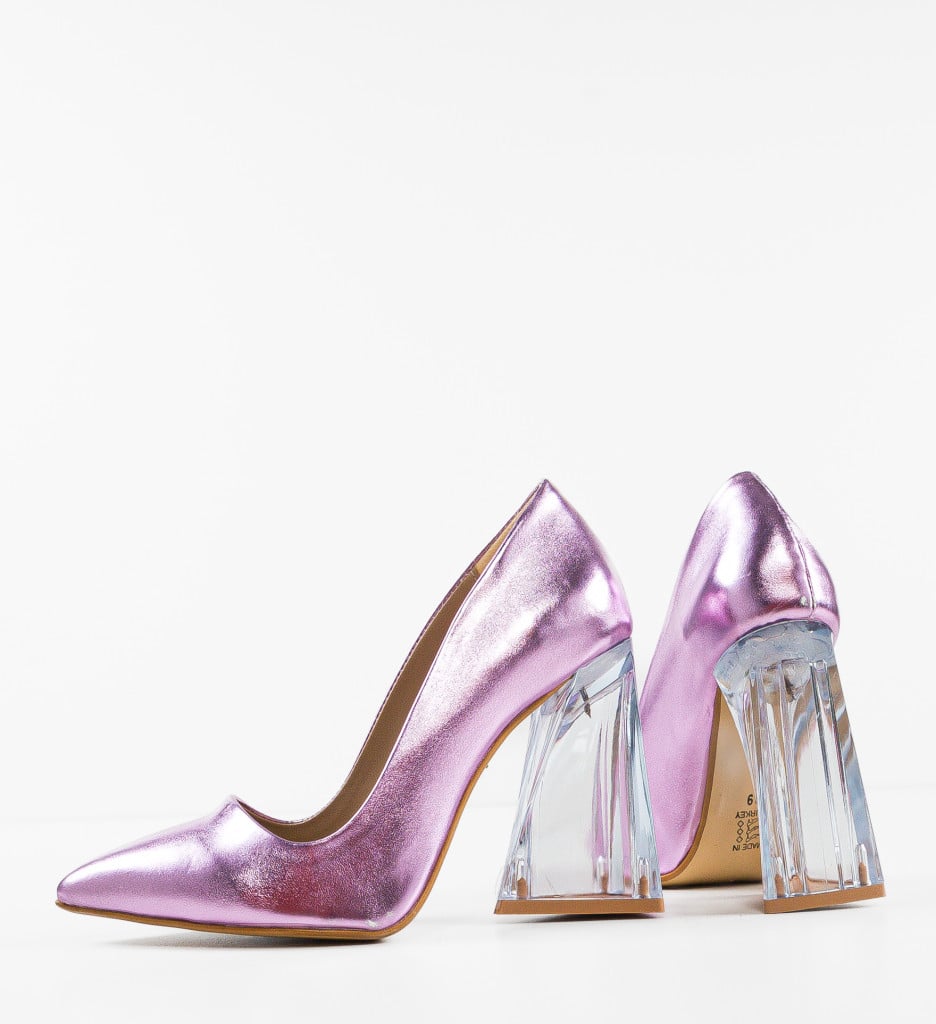 Pantofi cu Toc Dyapa Roz - Eleganță și Stil - imagine 15