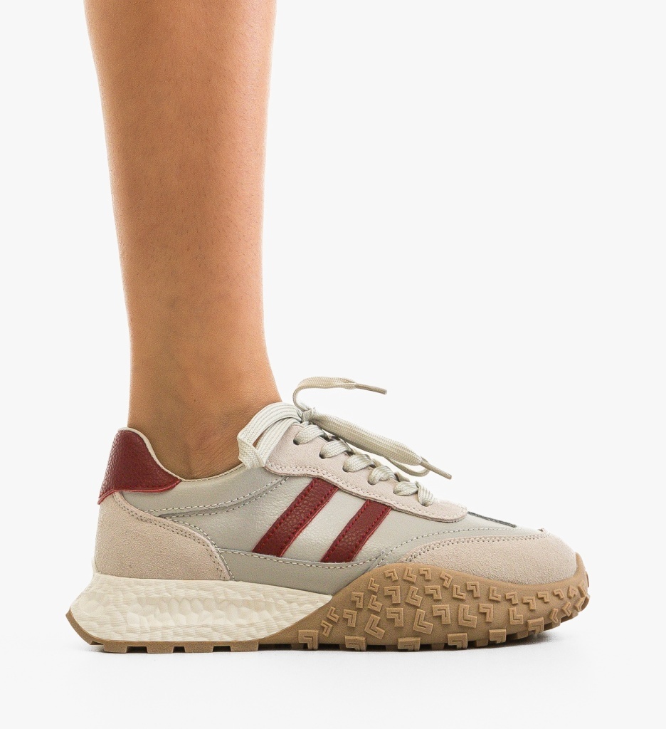 Sneakers Forale Gri - Confort și Stil Sport - imagine 6