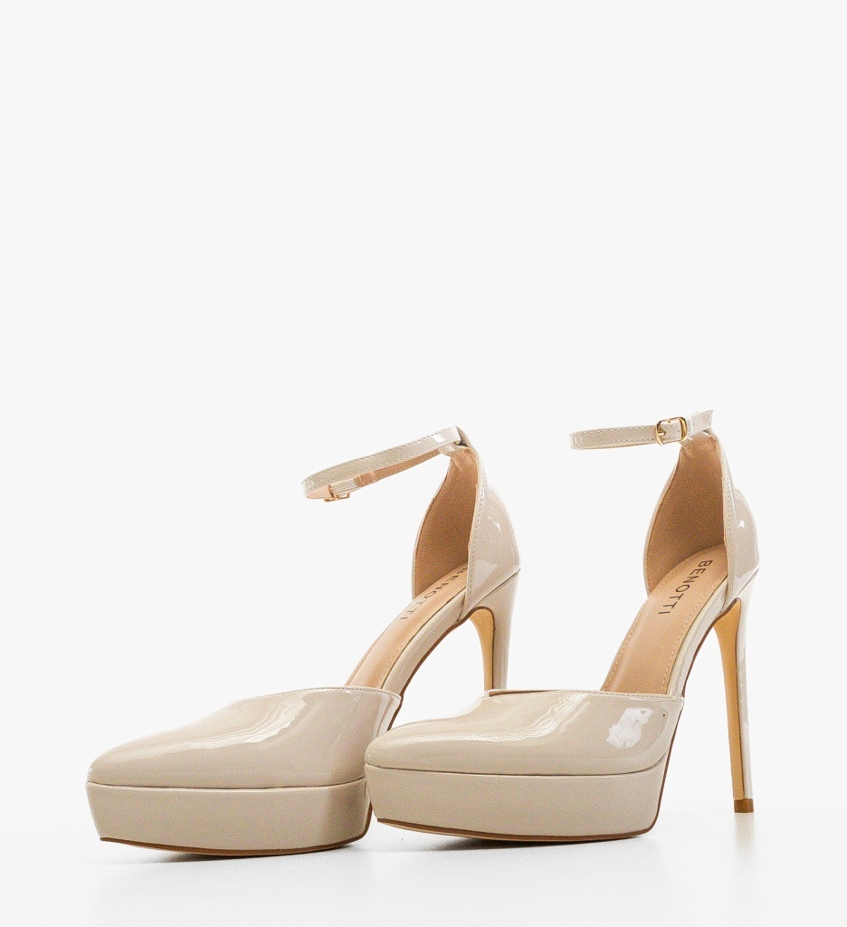 Pantofi Nude Rada | Toc Elegant & Confortabil - imagine 9