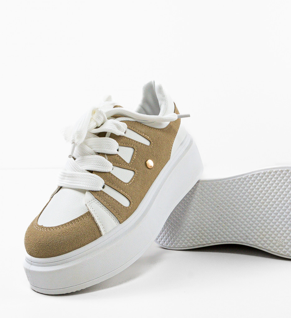 Sneakers Dama Zohai Khaki | Confort și Stil - imagine 7