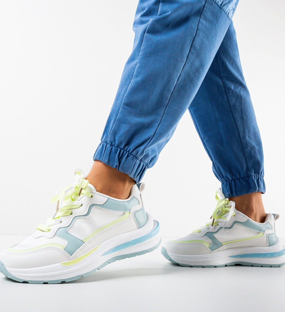 Sneakers Dama Ayrton Albastri - Confort & Stil