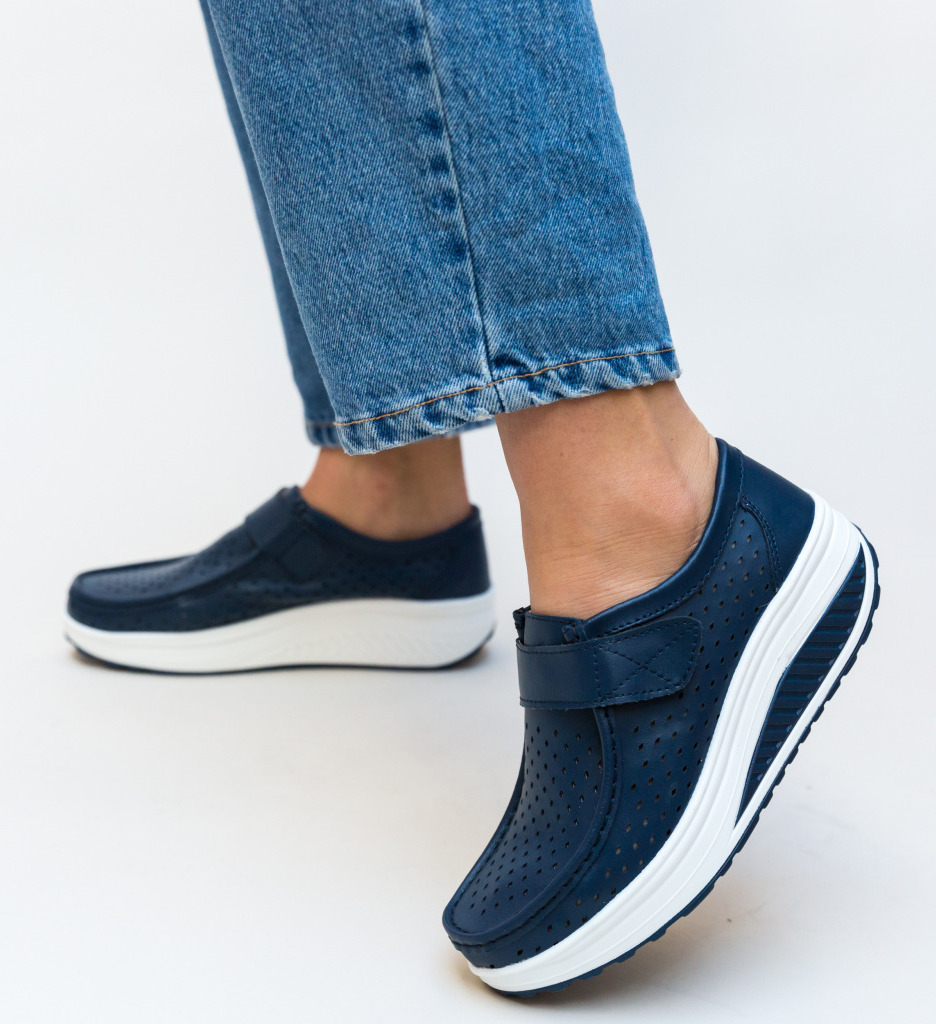 Pantofi Casual Bozta Bleumarin - Confort și Stil - imagine 2