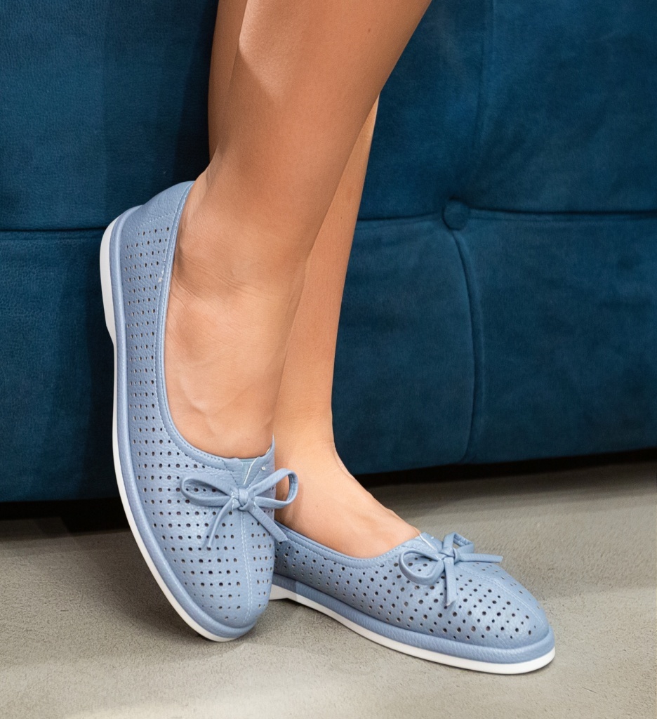 Balerini Dama Albastri Torin | Confort Casual - imagine 3