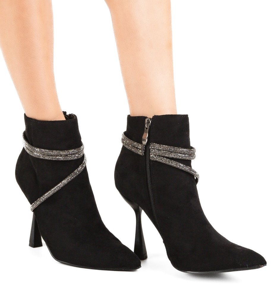 Botine Dama Riese Negre - Eleganță și Confort - imagine 2