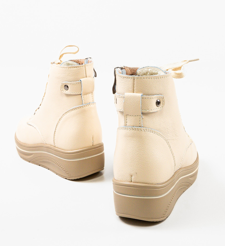 Pantofi Casual Lakiob Bej | Confort Zi de Zi - imagine 7