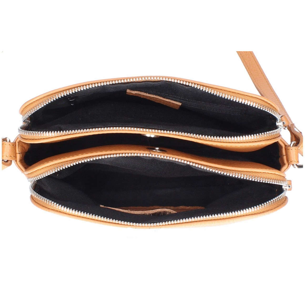 Geanta Dama Delis Fosca Piele Naturala Mov - imagine 4