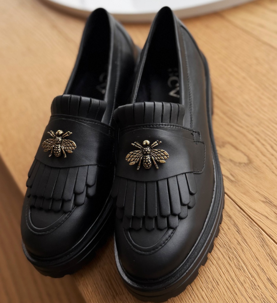 Pantofi Casual Dama Zenin Negri Eleganți - imagine 2