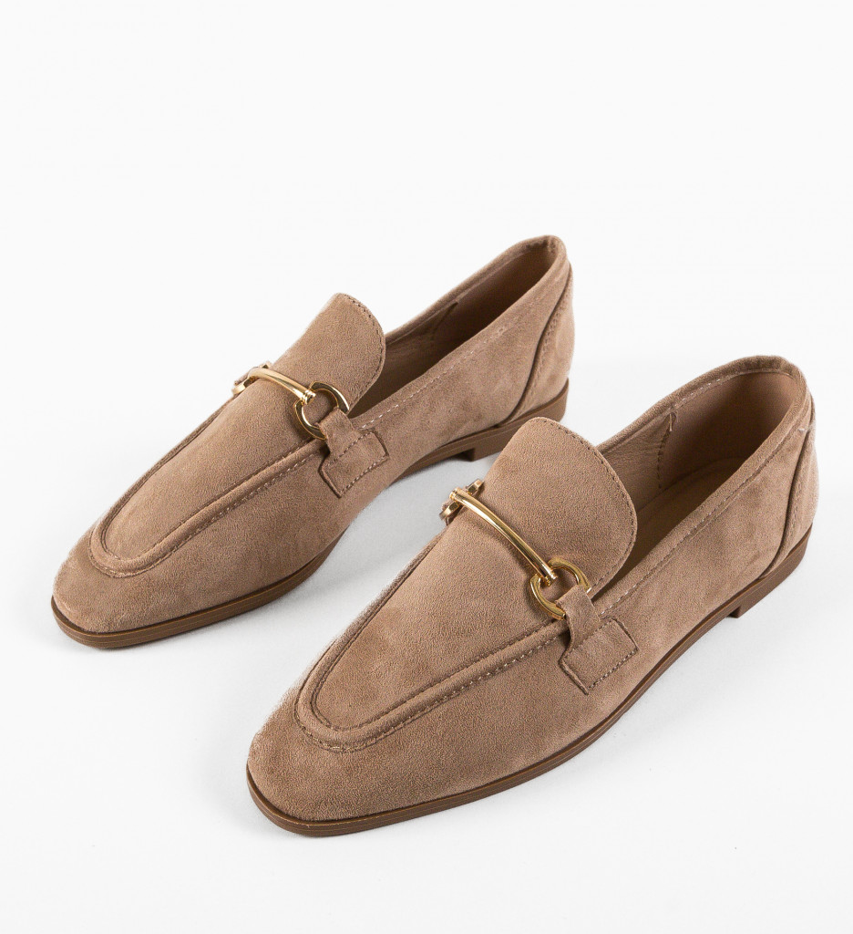 Pantofi Casual Dama Jenet Bej - Confort & Stil - imagine 6