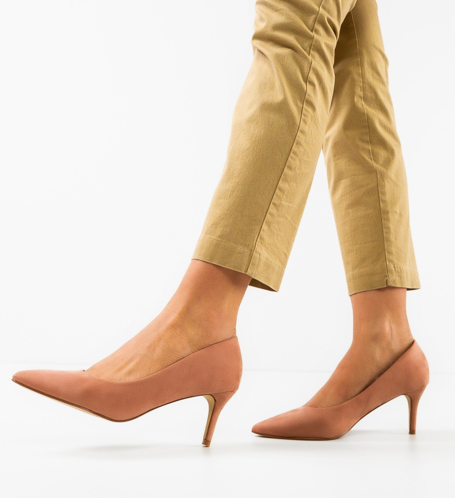 Pantofi Dama Nude cu Toc - Eleganță și Stil