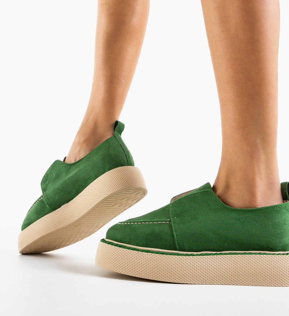 Pantofi Casual Hayter Verzi - Confort Urban