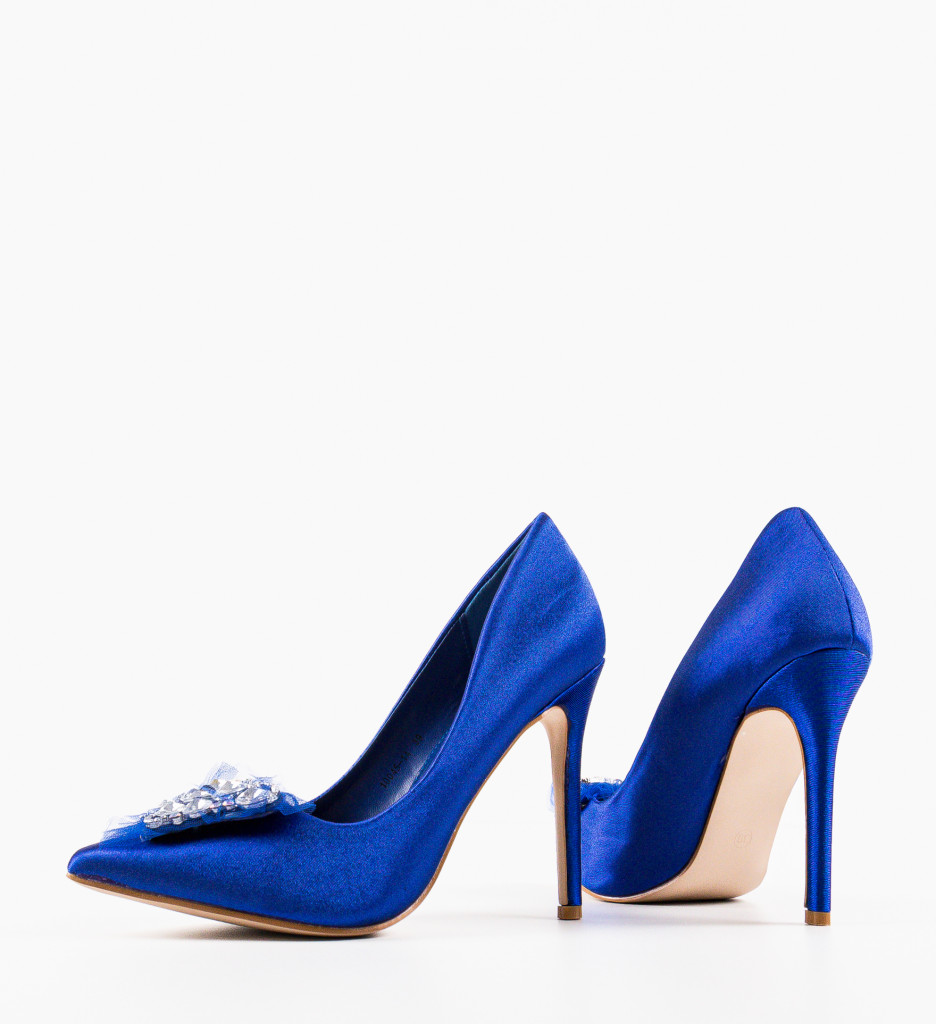 Pantofi cu toc albastri Neanyta - Eleganță și Stil - imagine 6