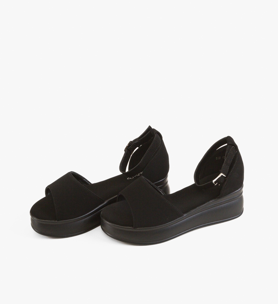 Sandale Dama Juste Negre - Eleganță și Confort - imagine 4