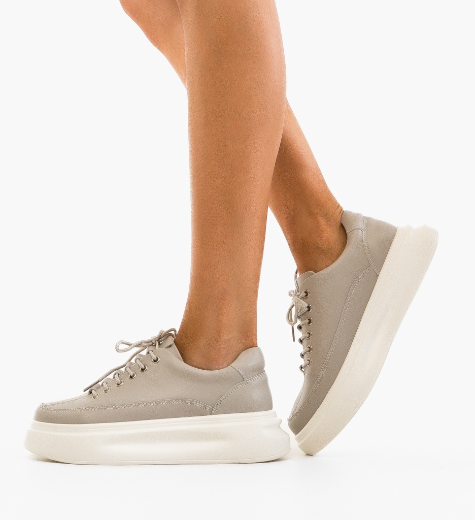 Sneakers Wade Gri Dama - Confort și Stil Urban - imagine 4