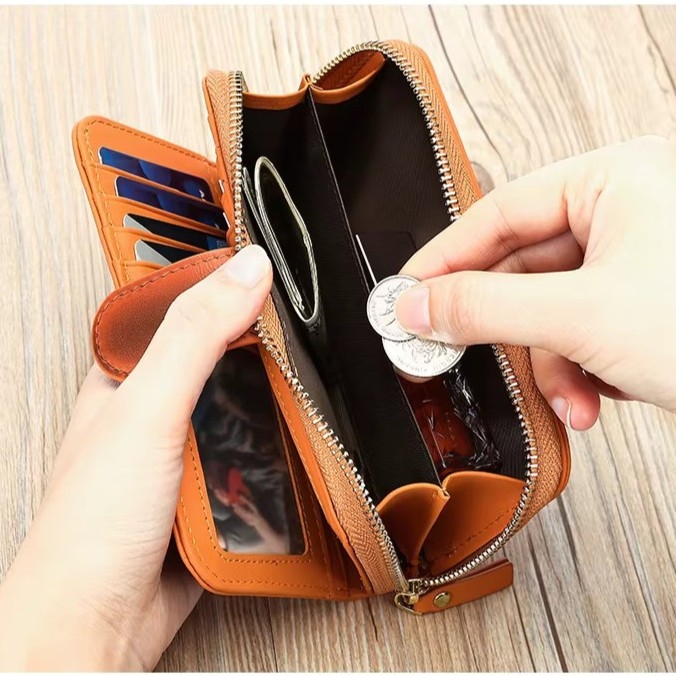 Portofel Dama Delis Piele | Elegant și Practic - imagine 4