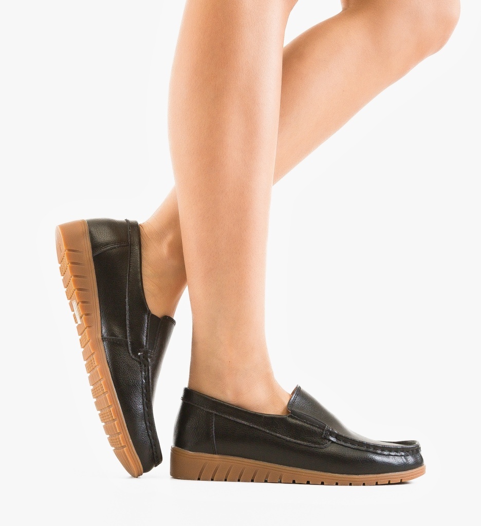 Pantofi Casual Soma Negri | Eleganță Confortabilă