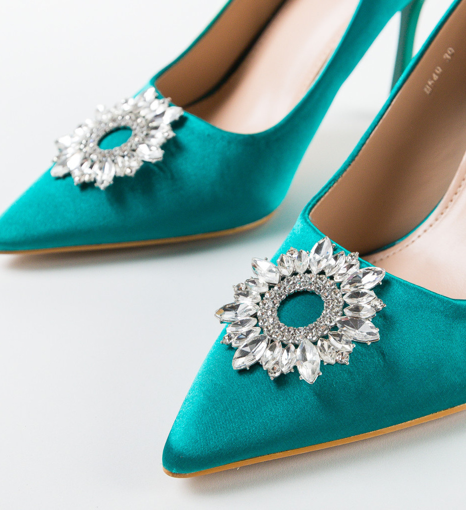 Pantofi Amayah Verzi | Eleganță și Stil - imagine 7