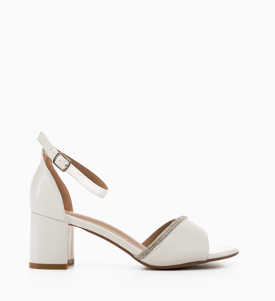Sandale Ewan Albe cu Toc Elegante - imagine 4