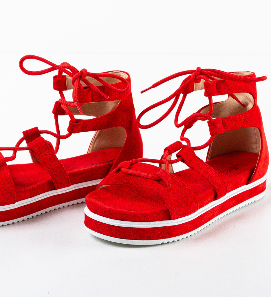 Sandale Dama Rosii | Stil si Confort Zilnic - imagine 5