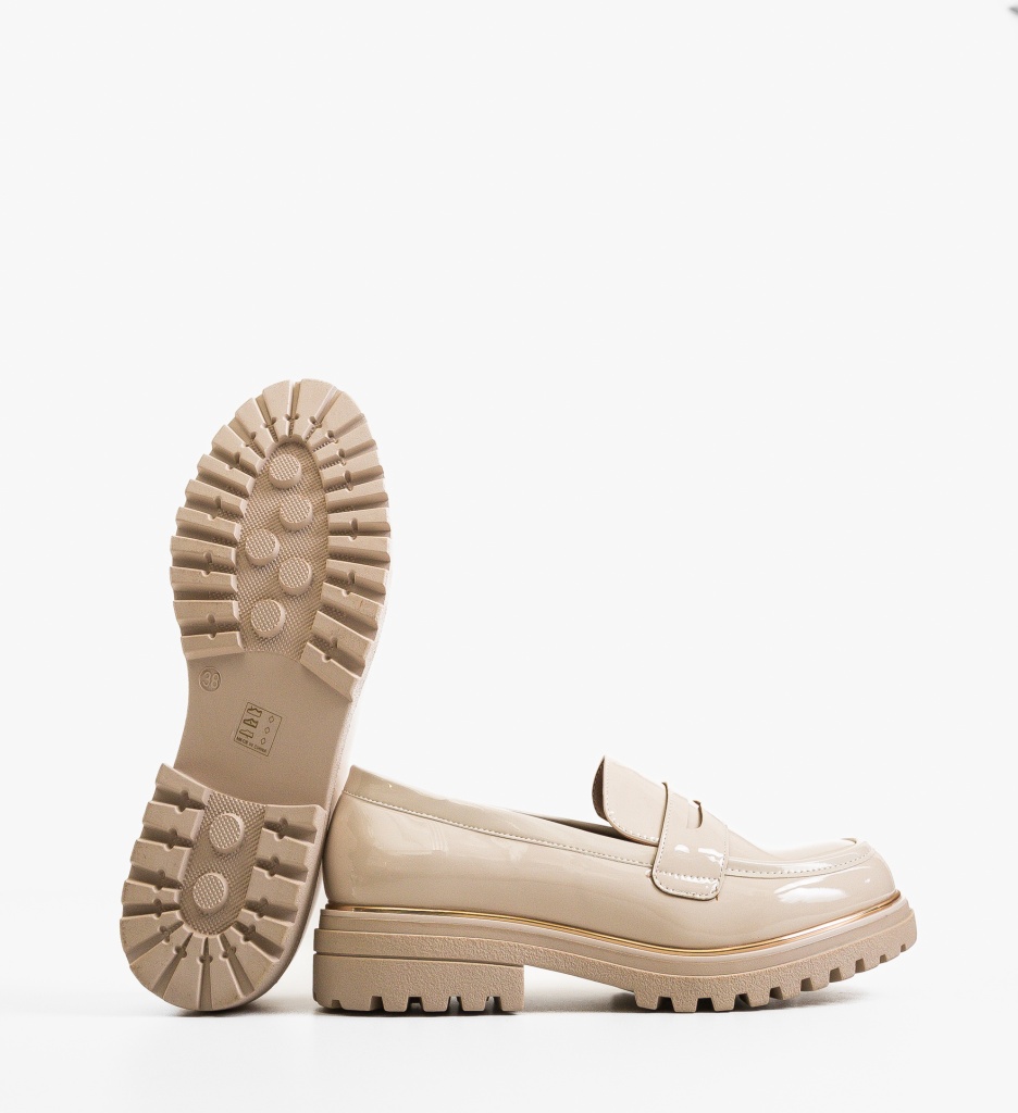 Pantofi Casual Oliwier Bej | Confort și Stil - imagine 4