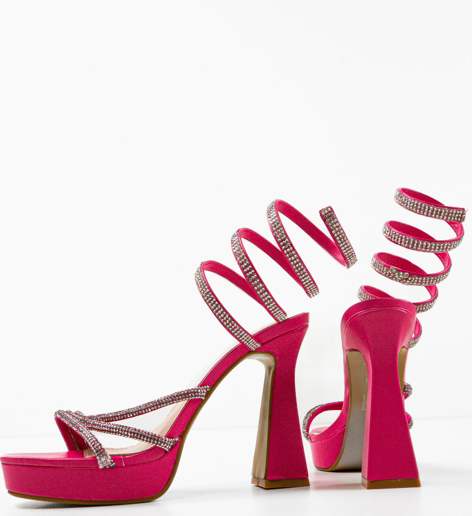 Sandale Keane Fuchsia - Eleganță și Stil - imagine 5