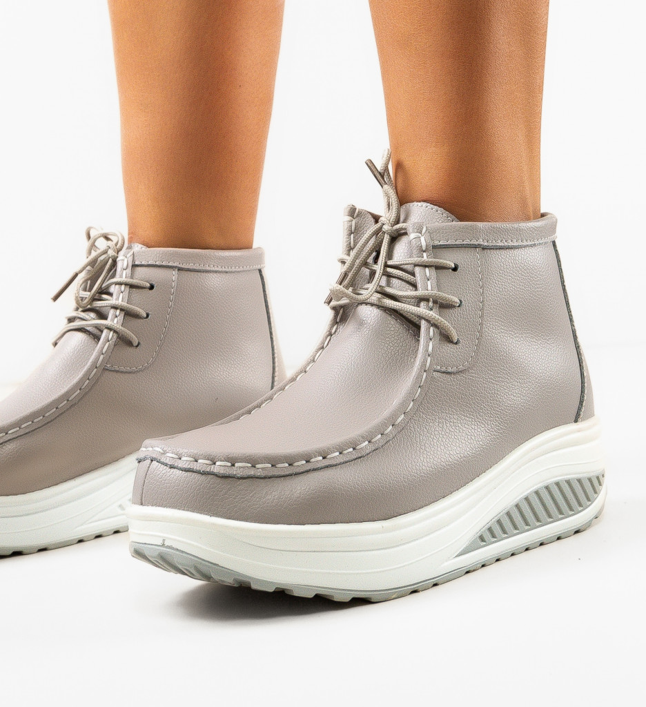 Pantofi Casual Vinto Gri - Confort și Stil - imagine 10