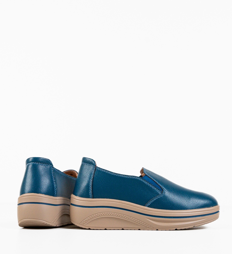 Pantofi Casual Alpino Albastri - Confort Stil - imagine 6