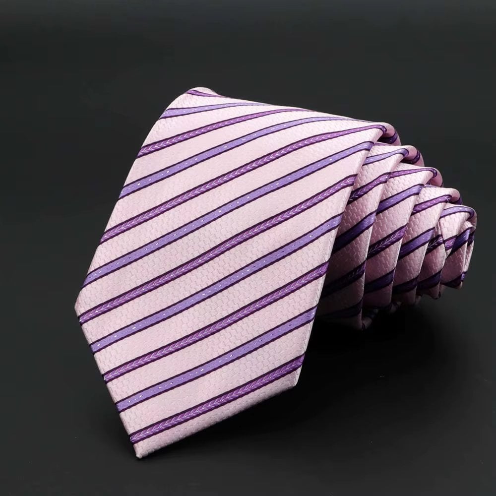 Cravată Picadili Roz/Mov pentru Ținută Elegantă