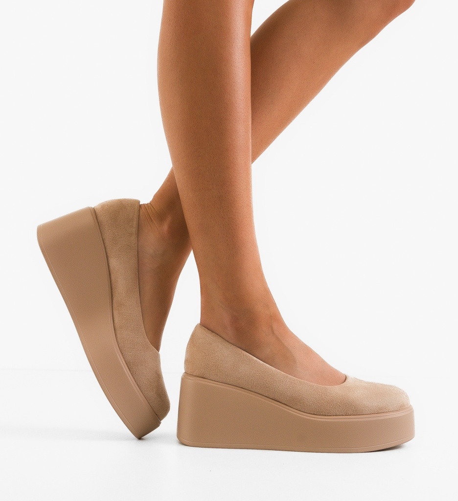 Platforme Danyrai Bej - Eleganță și Confort - imagine 2