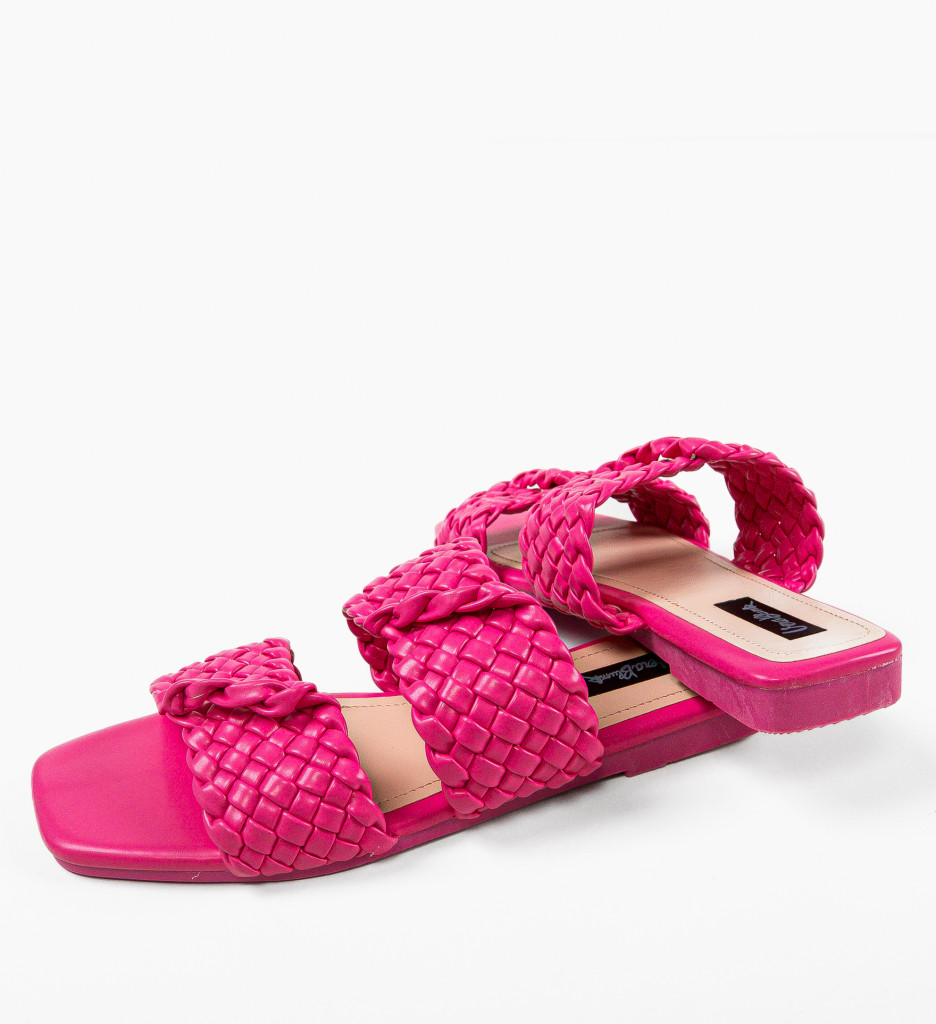 Papuci Dama Mateo Fuchsia | Confort și Stil