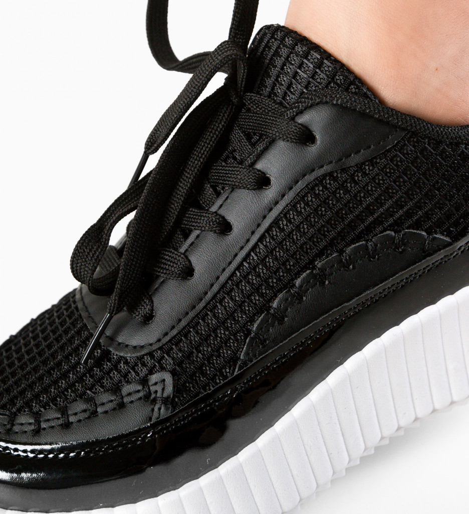 Pantofi Sport Duffy Stein Negri - Confort Superior - imagine 6