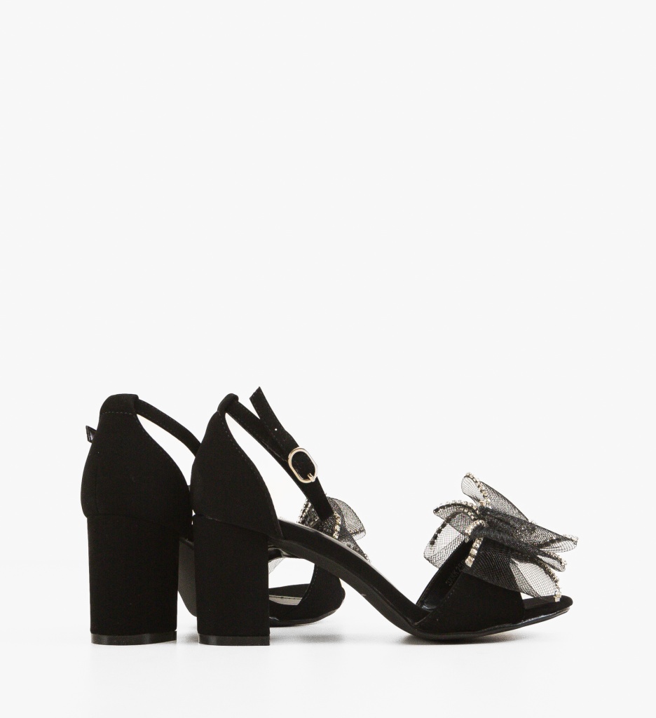 Sandale Dyala Negre cu Toc - Eleganță și Stil - imagine 3