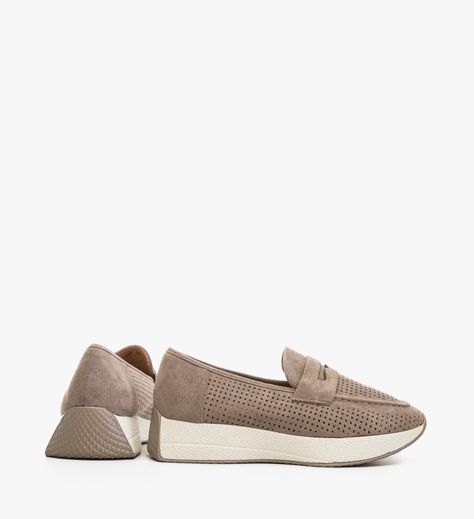Pantofi Casual Dama Rose Gri, Confort Maxim - imagine 5