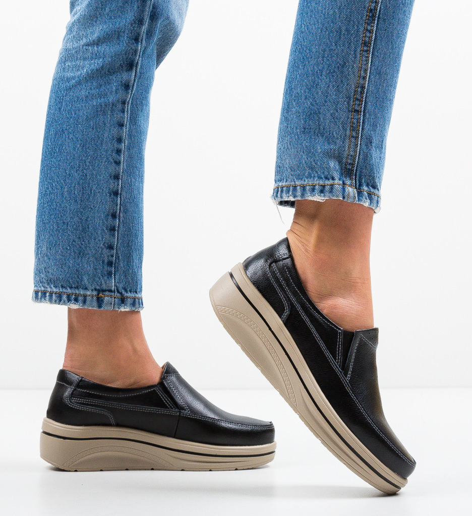 Pantofi Casual Rankin Negri | Stil și Confort