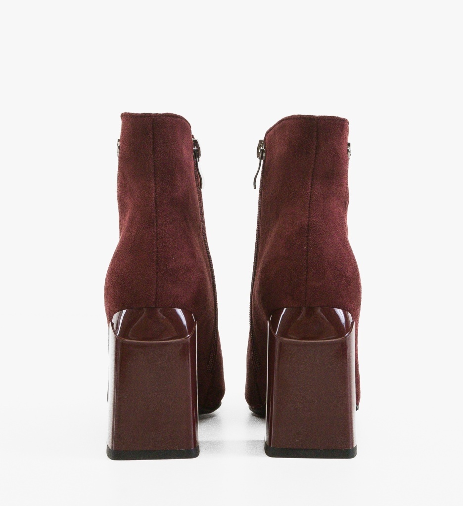 Botine Dama Magta Grena | Eleganță și Stil - imagine 2