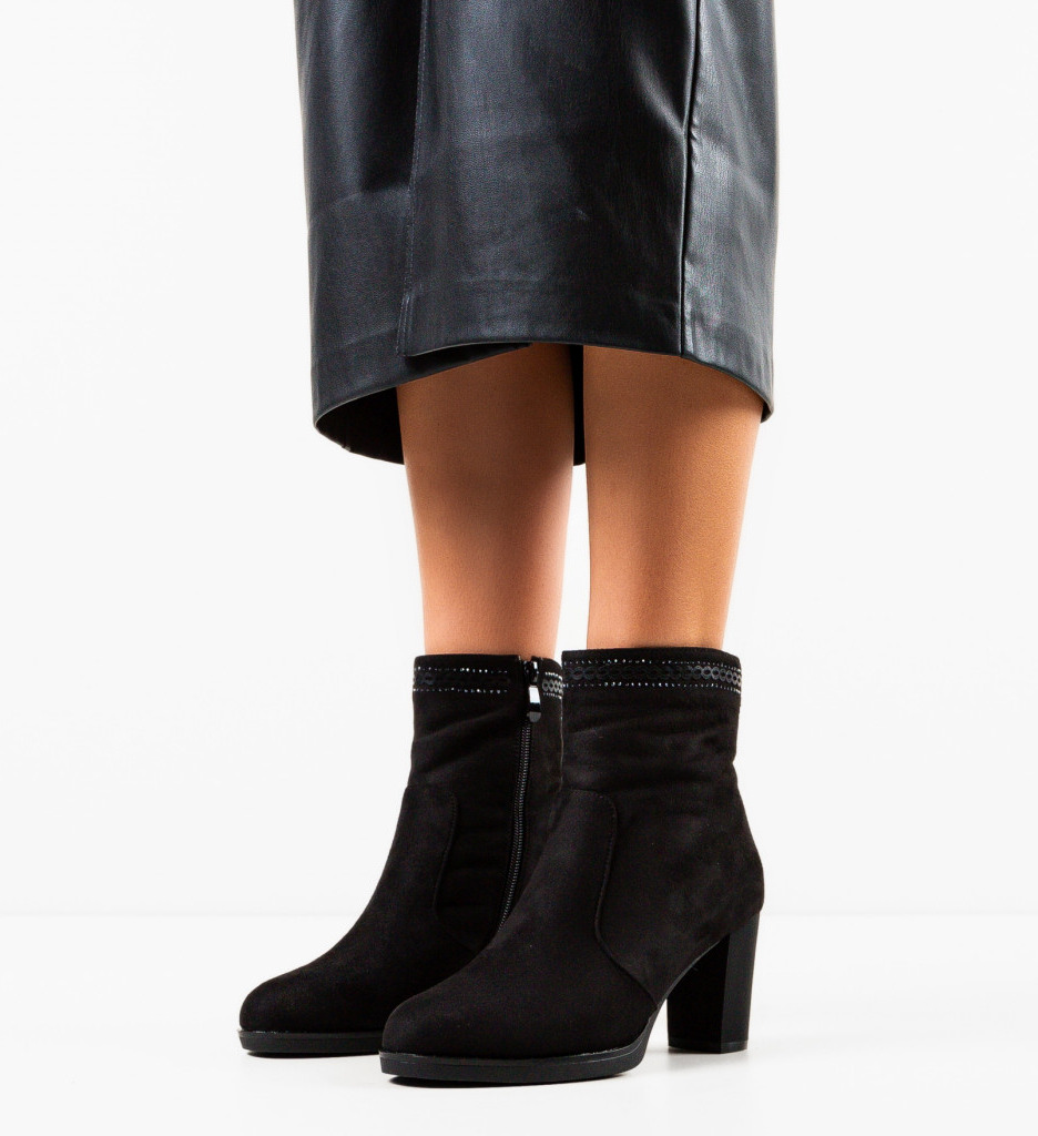 Botine Dama Sawyer Negre | Stil și Eleganță - imagine 3