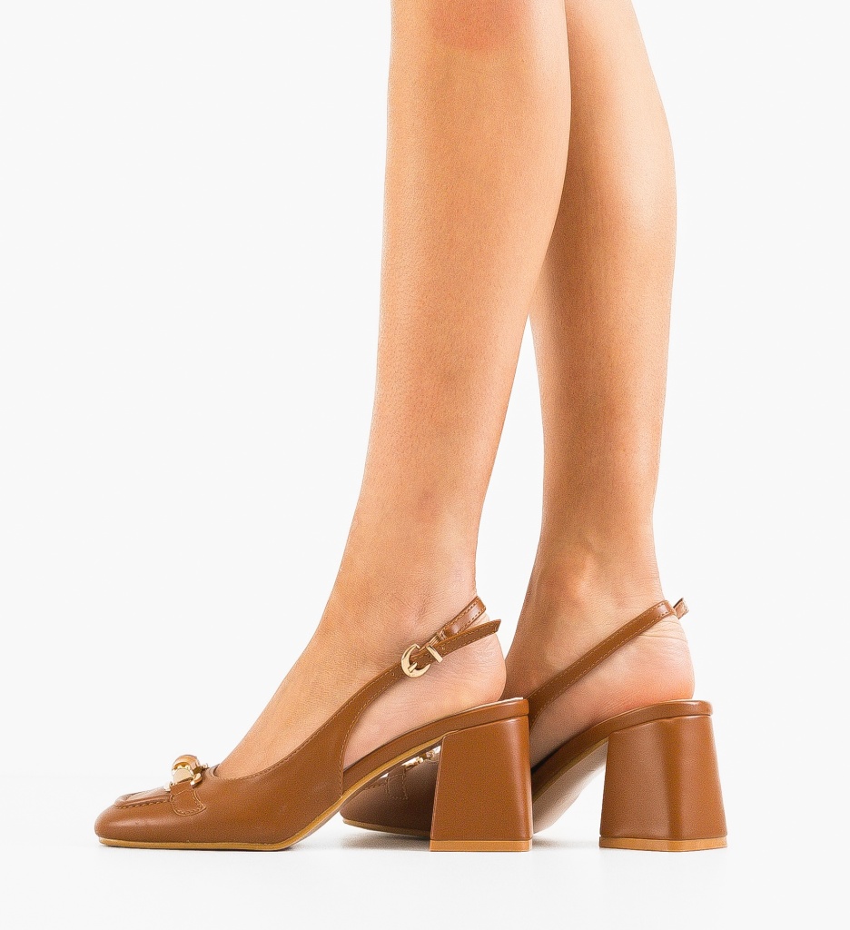 Pantofi Nasee Camel - Eleganță și Stil - imagine 2