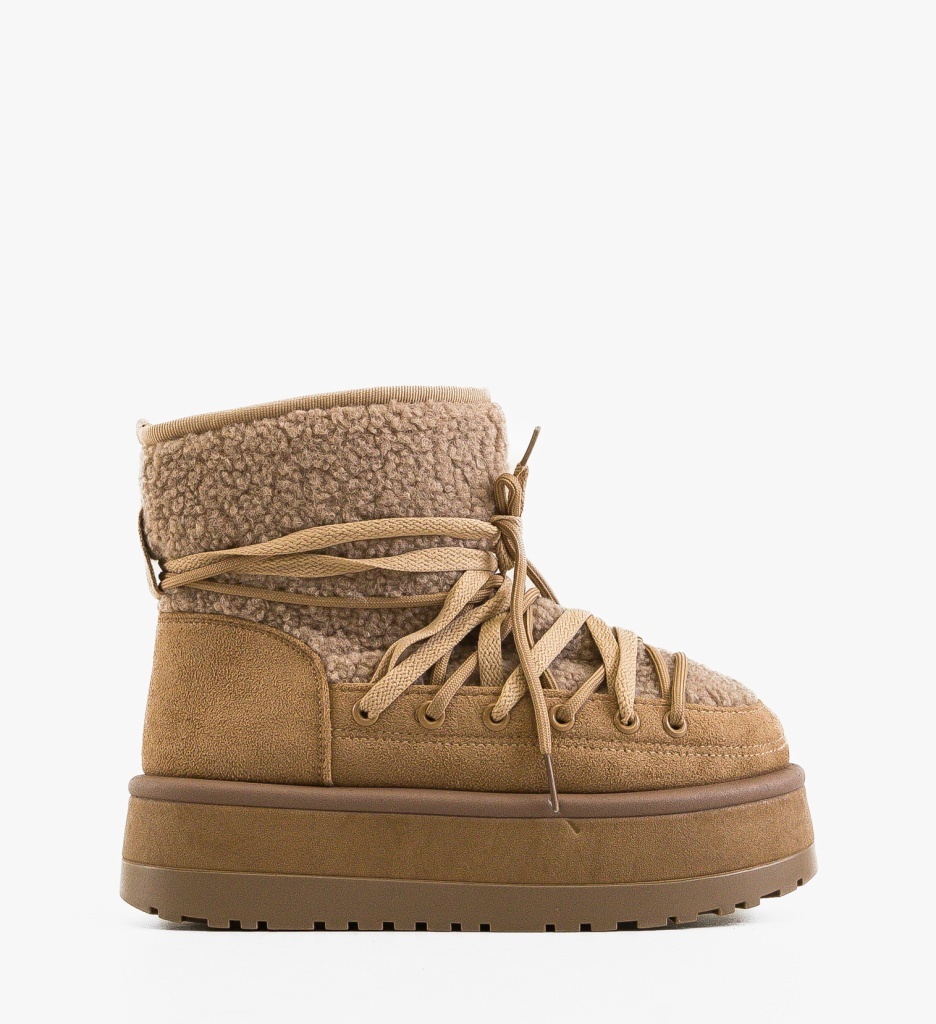 Ghete Dama Safine Khaki - Stil și Confort - imagine 6