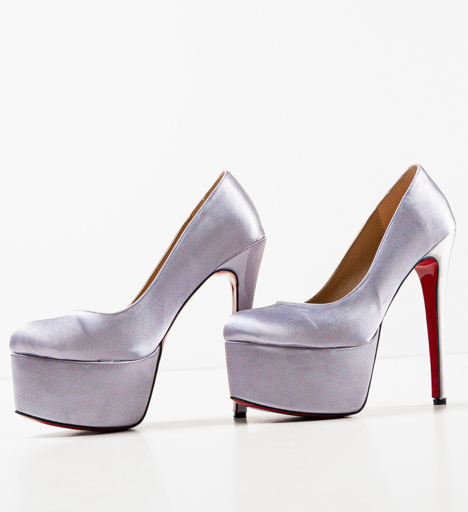 Pantofi dama Amanyt Gri - Eleganță și Stil - imagine 4