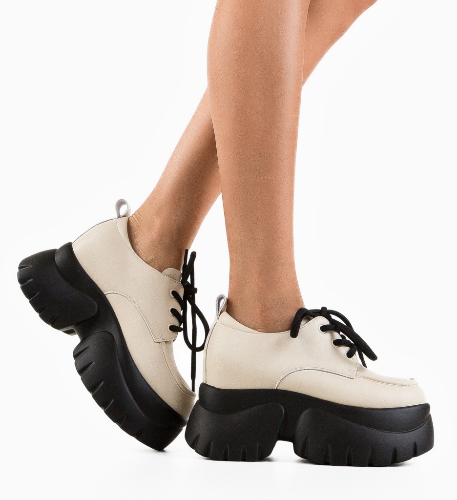 Pantofi Casual Sajna Bej | Confort și Stil