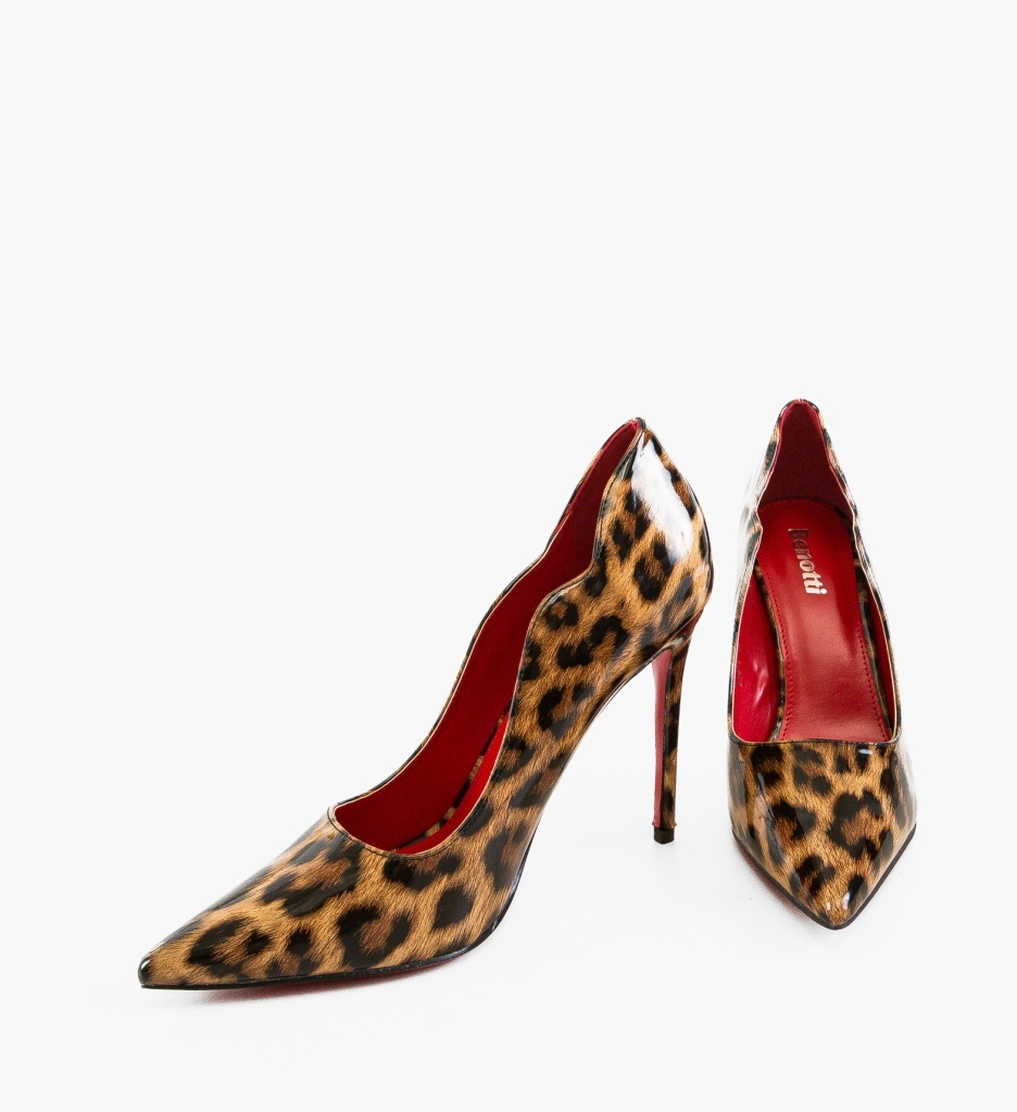 Pantofi Dama Neony Print Eleganți - imagine 7