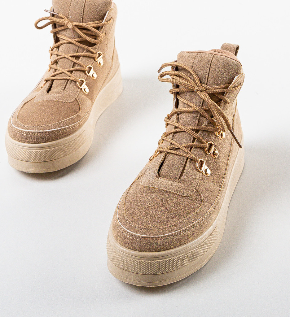 Ghete Tara Khaki Dama - Confort Sport - imagine 5