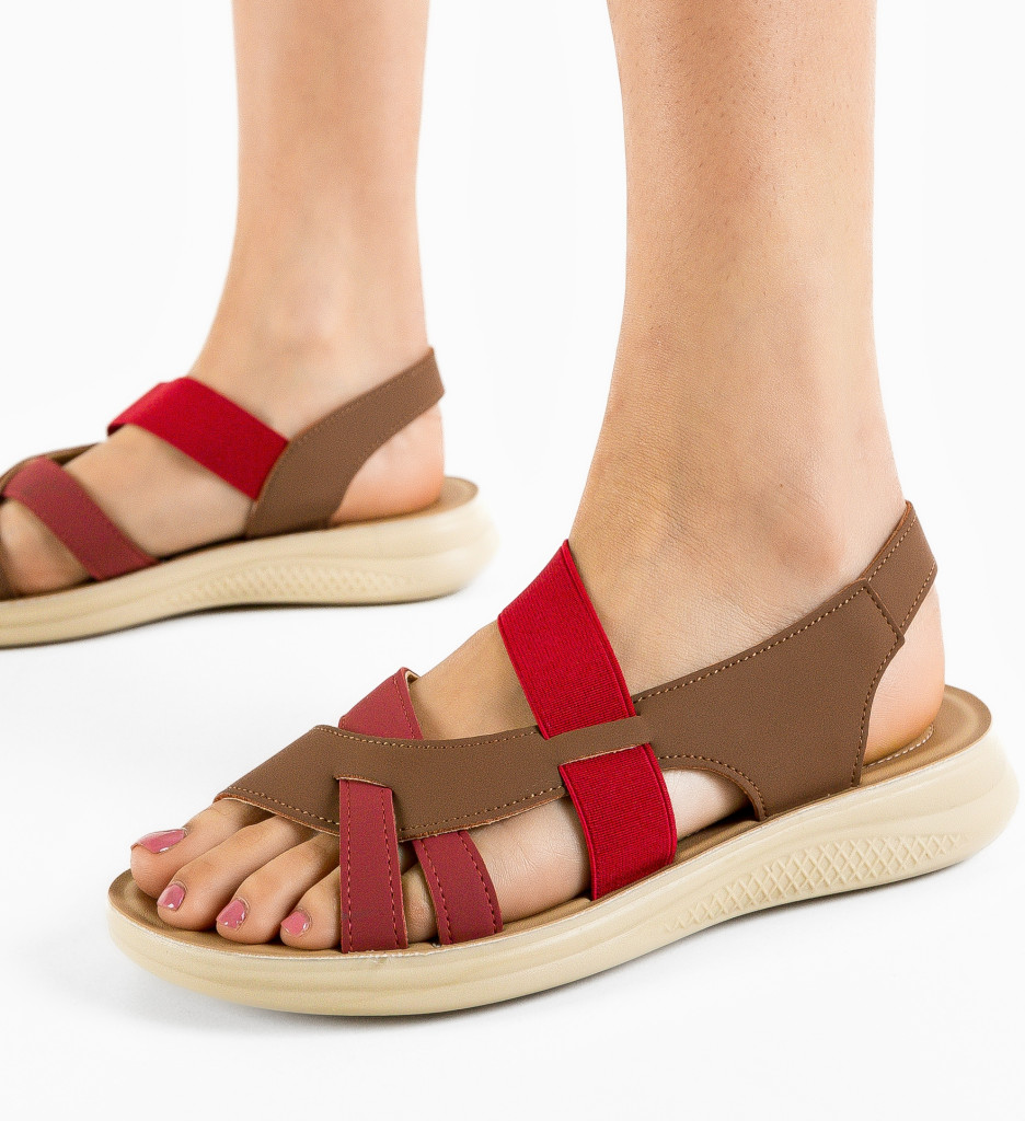 Sandale Dama Janna Khaki - Confort & Stil