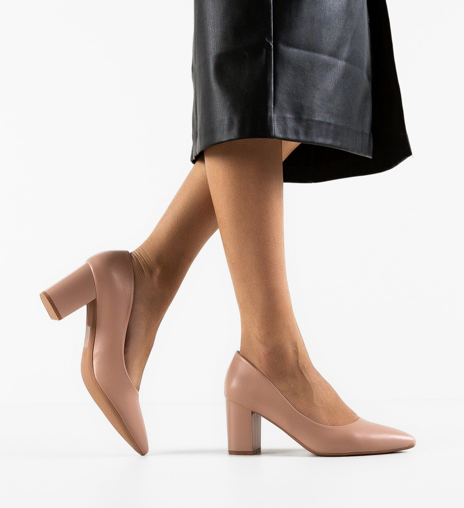 Pantofi cu toc Mylkay Roz - Eleganți și Moderni