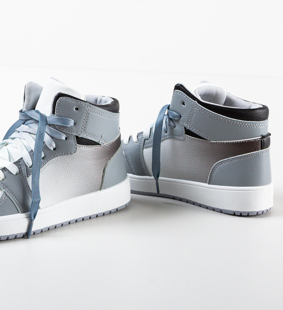 Sneakers Dama Galvan Gri - Confort & Stil - imagine 7